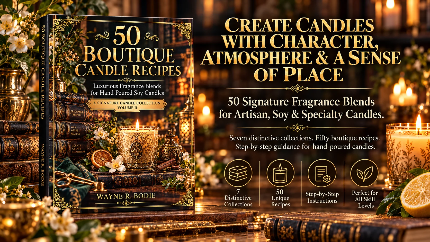 Create candles with character, atmosphere and a sense of place — 50 signature fragrance blends