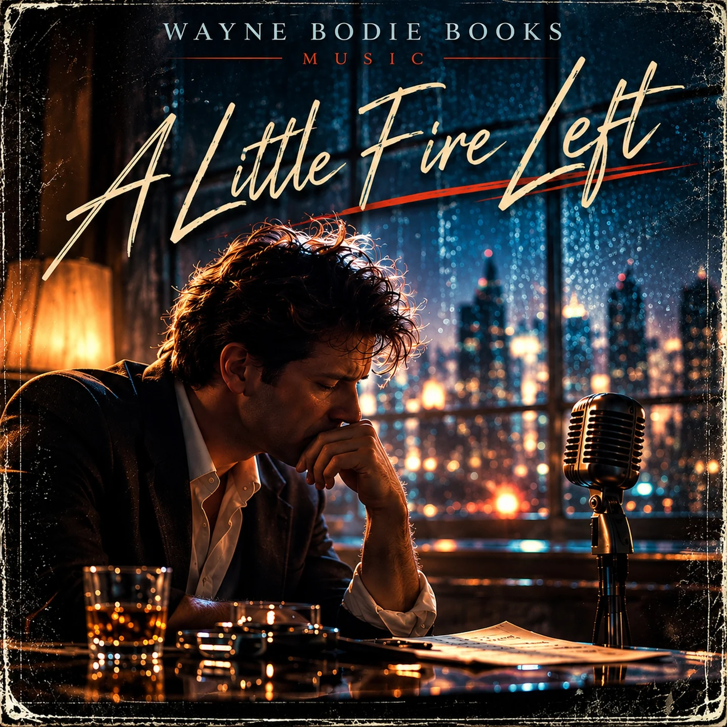 A Little Fire Left official Wayne Bodie Books Music cover artwork