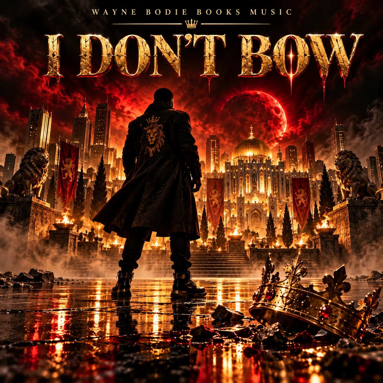 I Don’t Bow Christian rap single artwork by Wayne Bodie Books Music