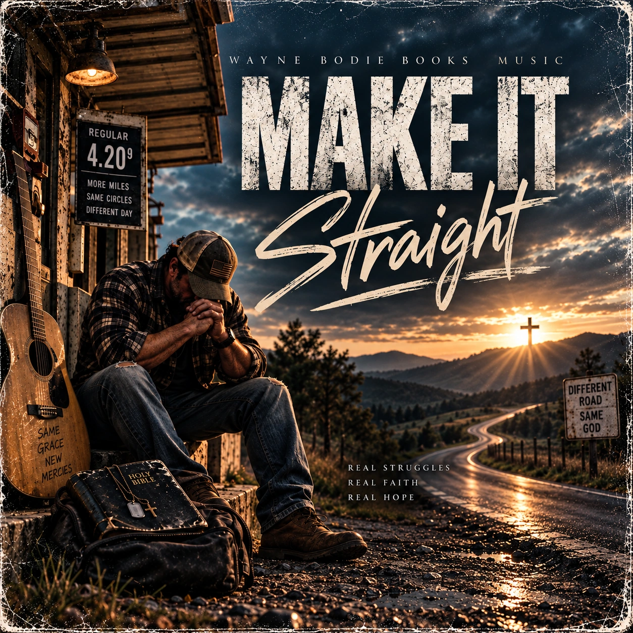Make It Straight Christian country rap artwork from Wayne Bodie Books Music
