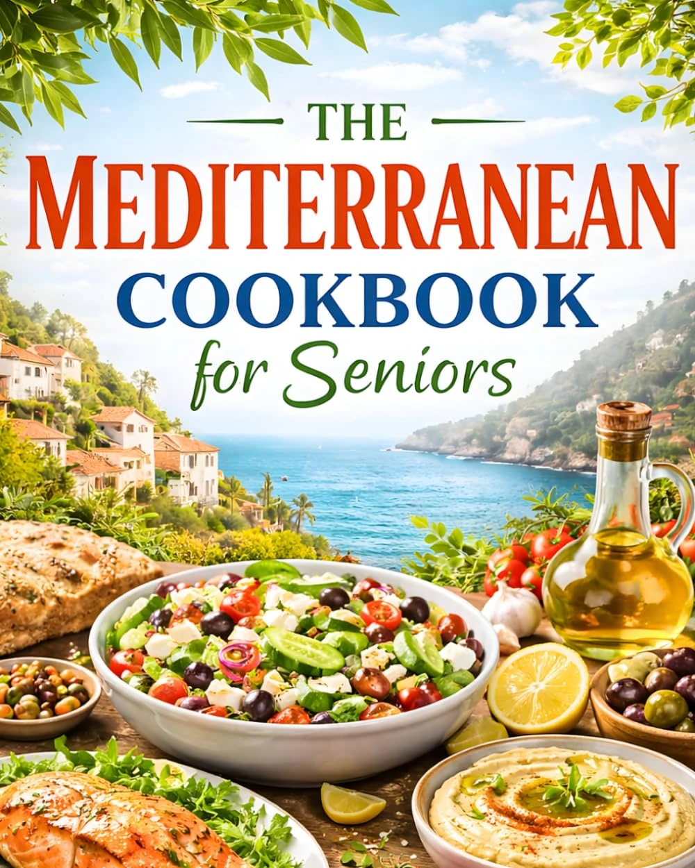 The Mediterranean Cookbook for Seniors by Wayne R. Bodie book cover
