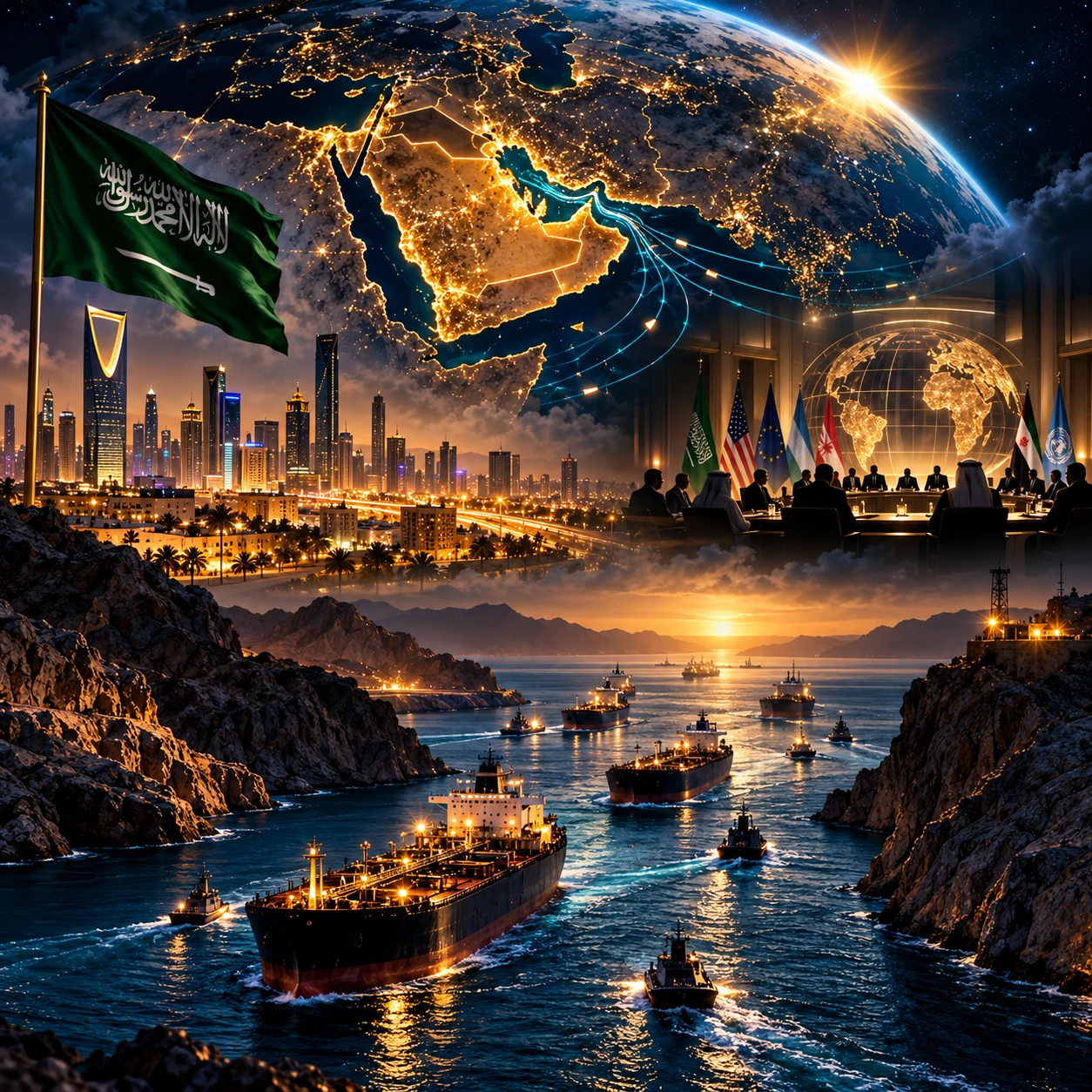 Strait of Hormuz — Saudi Arabia, Hormuz and global governance artwork